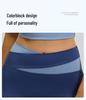 High-Waisted Color-Block Yoga Set: Tummy Control, Shockproof Sportswear for Women