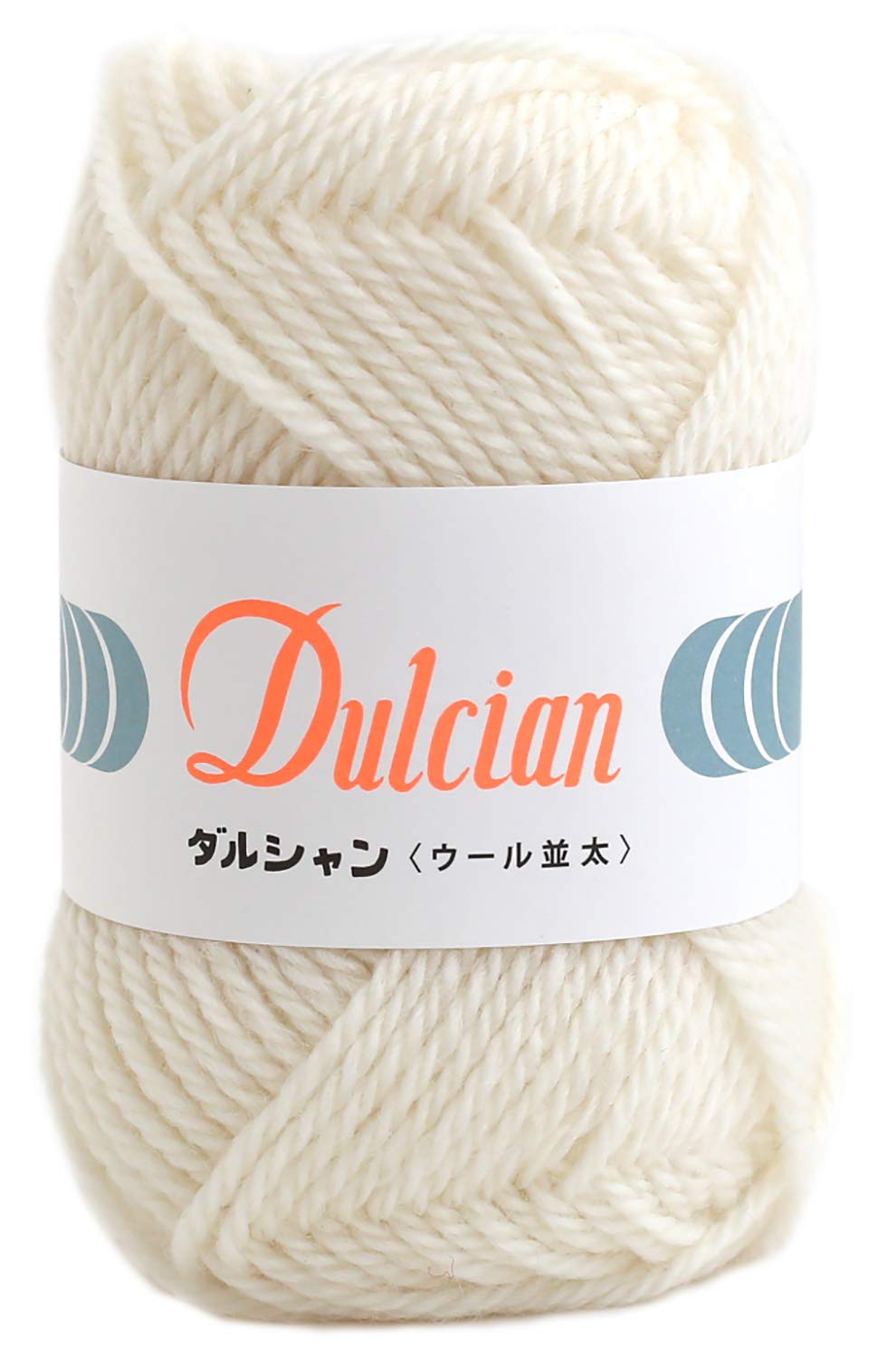 

DARUMA Darshan Wool Medium 5800 Yen Yarn, Weight, Col. 101, White, 40g, Approx. 75m,