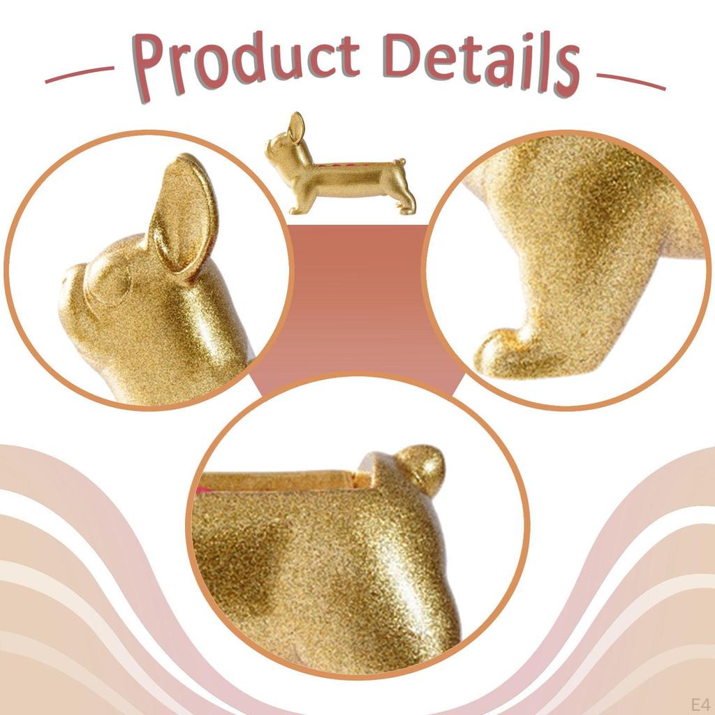 Halter Organizer, Süß, Lustige Skulptur, Dekorative Schale, Schmuckschale für Schlafzimmer, Schminktisch, Kaffee