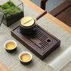 Natural Bamboo Chinese Tea Tray Rectangular Tea Storage Tray Mini Tea Drainage Board  Tea Room