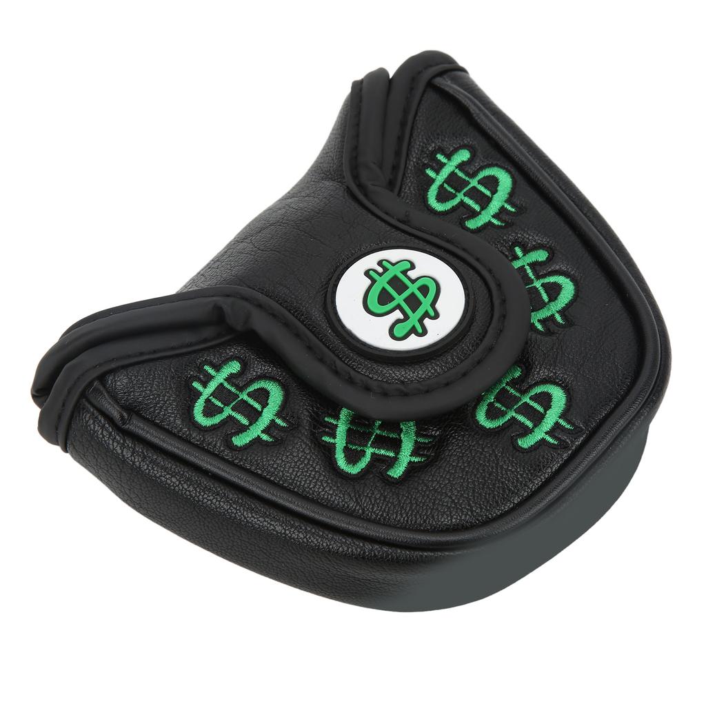 Golf Putter Head Covers PU Leather Waterproof Sunscreen Putter Headcover Golf Club Protector with