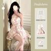 Summer Gentle Wear Women's New Korean Version of Fashion Irregular Floral Suspender A-word Skirt Two-piece Set