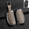 New Automotive Zinc Alloy Auto Folding Key Fob Cover Case Fit For Ford Fiesta Focus 2 Ecosport Kuga Escape Falcon B-Max C-Max Eco Sport Galaxy