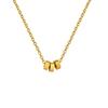 Fashion Chokers Necklaces Stainless Steel Jewelry Trendy Roman Numeral Cylinder Tassel Necklace Bulk