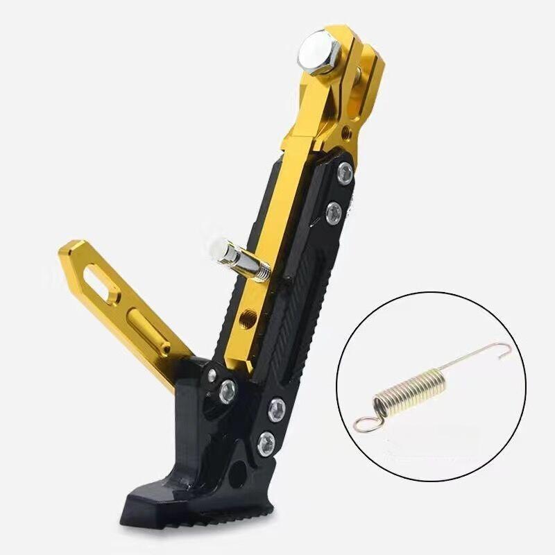 Electric Motorcycle Universal CNC Adjustable Parking Stand, Electric Motorcycle Parking Foot Side Support Bracket New 2025