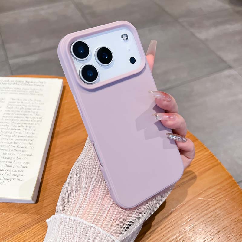 Luxury Matte Candy Color Silicone TPU Skin Feel Soft Case for IPhone 17 Air 16E 15 14 13 Pro Max Stain-Resistant Anti-Fall Cover