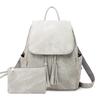 Candy Color Women's Backpack, New Large-capacity Bag, Trendy Bag, Fringed Backpack.
