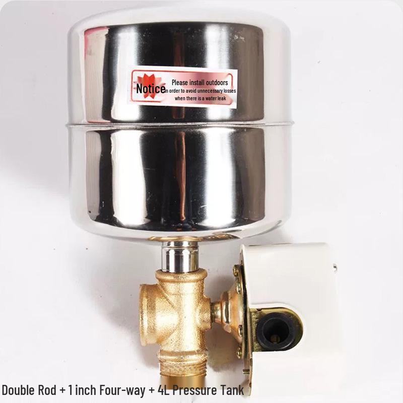 Intelligent Self-Priming Booster Pump with Stainless Steel Tank & Automatic Pressure Controller for Households