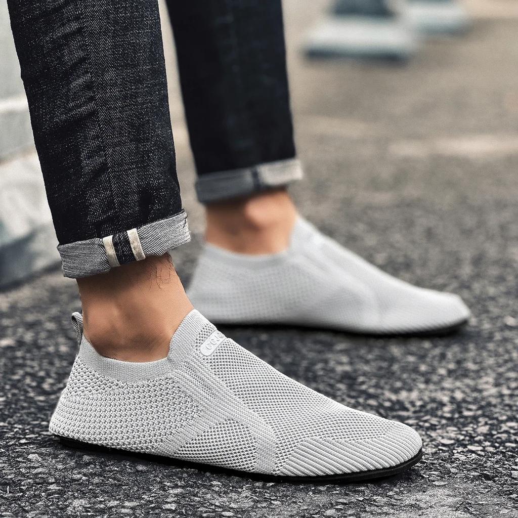 Maedef Men'S Loafers Lightweight Shoes Men Comfortable Casual Athletic Footwear Breathable Mesh Durable Outdoor Walking Shoes