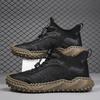 Fashion Mens Leather Casual Handmade Shoes Casual Ankle Boots for Man  Autumn Winter Outdoor Fashion Casual Shoes Male Hombres Botas