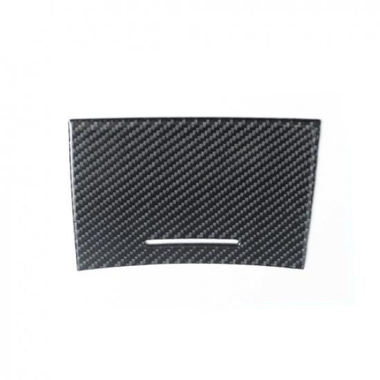 Carbon Fiber Front Cup Holder Panel Cover Trim For Chrysler 300 2005-2007