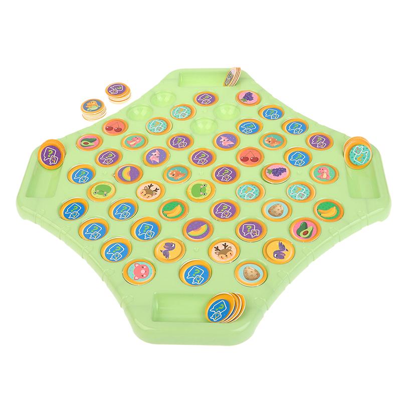 1 Set Bambini Adulti Gioco da Tavolo Sociale Scacchi a Capovolgimento Animale Gioco Divertente di Memoria Giochi da Tavolo Giocattoli Interattivi Genitore-Figlio per Feste in Famiglia