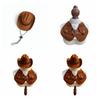 Dress-Up Puppy Vest Set Retro Pet Outfits Funny Dog Cowboy Costumes  Cat