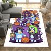 Halloween Costume Parade Area Rug Suitable for Playrooms Game Room Dining Room Hallway Anti-slip Rug Office Home Decor Wedding Party Gift