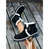 Fleece platform British style plus size cotton shoes women's 2025 winter new warm round toe buckle hairy booties