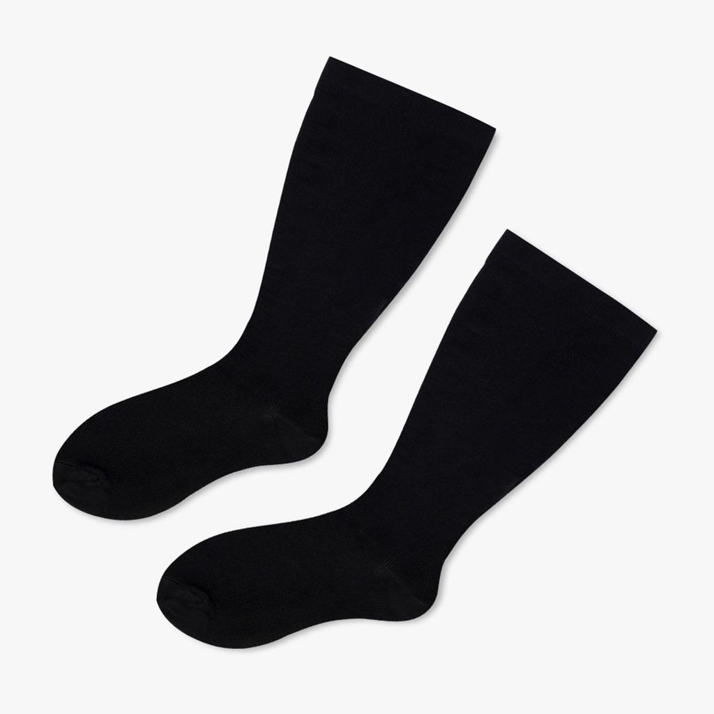 1 Pair Large Size Compression Socks for Women and Men Wide Calf Extra-Large Knee High Support Stockings for Circulation
