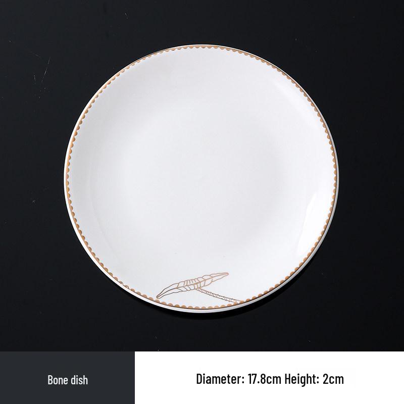 Hotel Restaurant Ceramic Tableware Set: Plates, Bowls, Cutlery, Chopsticks for Private Rooms - 7 or 8 Pieces