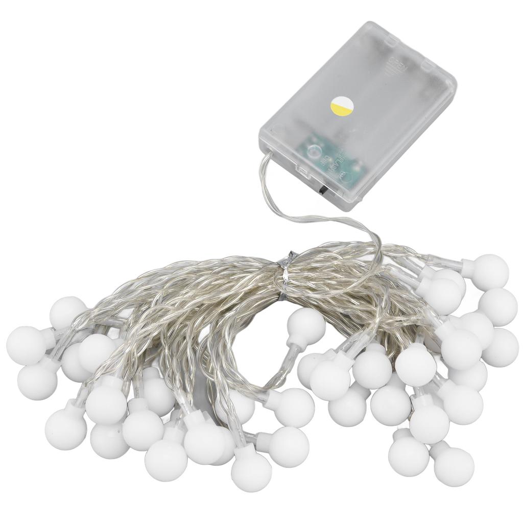 6M 40LED Kugel Lichterkette 2 Modi Wasserdicht Hochzeit Dekorative Lichterkette für Garten Schlafzimmer