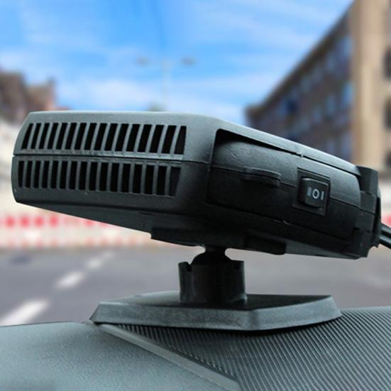 Car Heater Fan 12V 24V 200W Dual Function Defroster Defogger Cooler Dryer Hot Cold Air Fan Fast Heating Auto Windshield Frost Remover