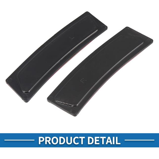 Front Bumper Reflector Side Marker No.63147295541/63147295542 for BMW F30 F31 LCI 3 Series 320i m Sport 2016-2018 Plastic White (Set of 2)