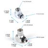 Diving Hose 360 Degree Rotatable Scuba Diving Regulator Connector Universal for