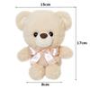 Aurora Plush Toy, Fluffy Bear with Ribbon, Beige, SS