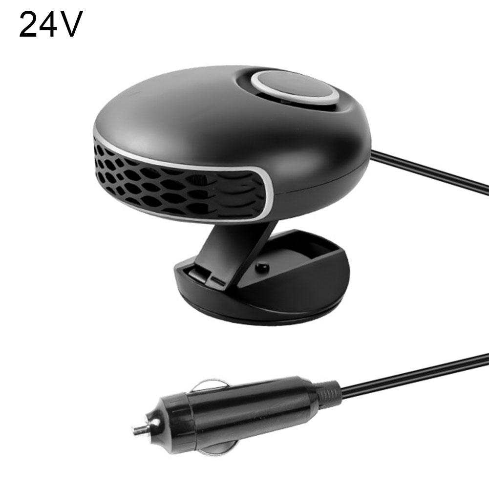 12V 150W Car Heater Cooler 360 Degree Rotatable Dual Use Fan Plugs Into Cigarette Lighter For Windshield Defrosting All Vehicles