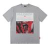 American Retro Trendy T-Shirt Men'S Oversize Hip-Hop Portrait Printing Casual Cotton Short-Sleeved T-Shirt Men'S