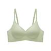 Summer underwear, women's thin collection, sub-breasts, seamless bra, large chest, small adjustment type, anti-sagging soft support bra