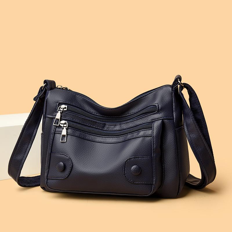 Large Capacity Women's Bag PU Shoulder Bag Mother Bag