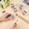 5 Rolls 5 Sizes Soft Stainless Steel Wire, Round, Non-Tarnish, Stainless Steel Color, 0.2~0.6mm, 22~28 Gauge, 1 Roll/size, 5 Sizes, 5 Rolls/set