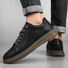 Herren-Sneakers aus echtem Leder, bequeme Freizeitschuhe, Neuankömmling, Business-Skateschuhe, Herrenmode, Schnürschuhe, Herrenschuhe