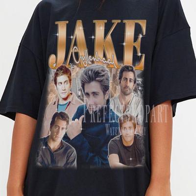 KOSZULKA JAKE GYLLENHAAL, Koszulka Hołd dla Jake'a Gyllenhaala, Koszulki dla Fanów Jake'a Gyllenhaala, Aktor Jake Gyllenhaal Vintage Lata 90. Gadżet Prezent