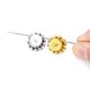 100Pcs Decorative Sew on Rhinestones Flower Shape Sew on Rhinestones for Clothing Dress Shoes Bag Hat and Sewing Project