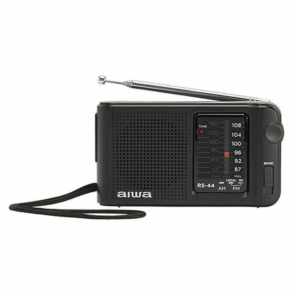 Aiwa RS-44 portable radio AM/FM black