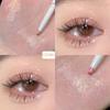 Trucco per gli occhi Matita eyeliner gel Impermeabile a lunga durata Colore Rosso Marrone Sdraiato Penna baco da seta Pigmento Eyeliner opaco Nuovo