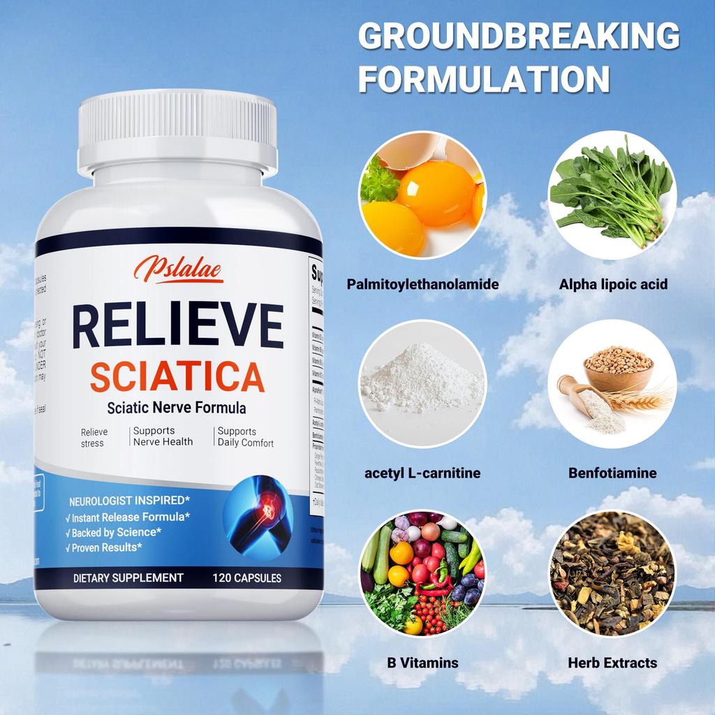 Pslalae Alpha Lipoic Acid Capsules - Sciatic Nerve and Bone Health