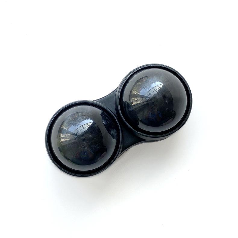 Dual Roller Resin Massage Ball for Muscle Relaxation and Fitness