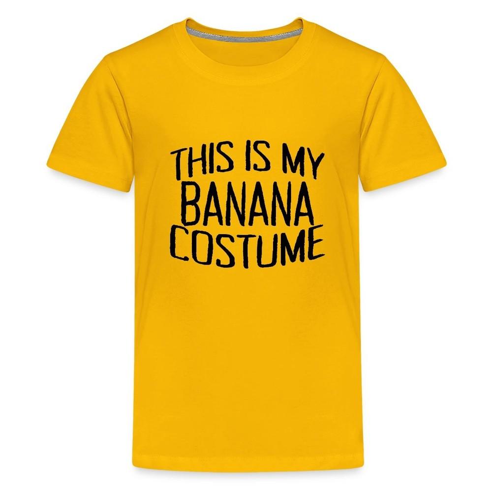 

This Is My Banana Costume Last Minute Idea Kids Premium T-Shirt 4XL