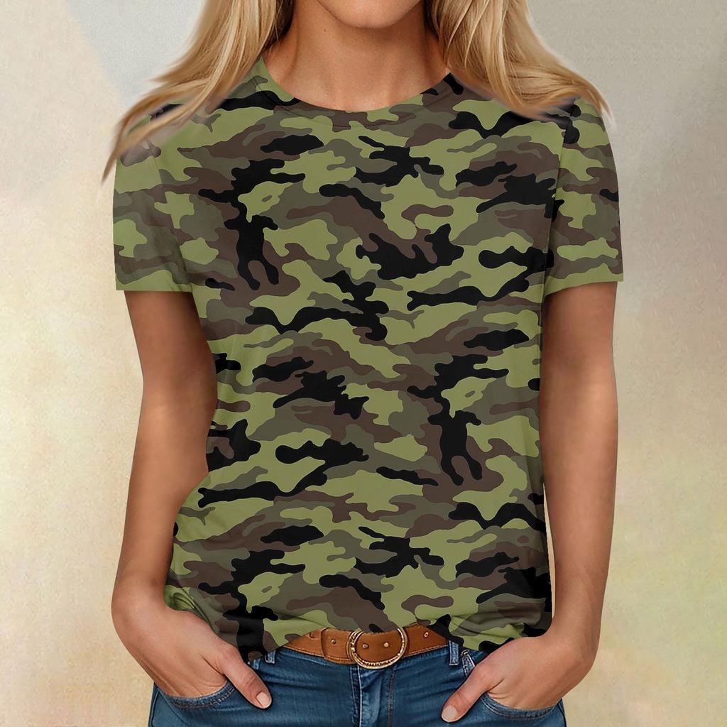 მოკლე სახელოიანი პერანგები ქალებისთვის საყვარელი ტოპები ბეჭდვითი მაისური ბლუზები ჩვეულებრივი პლუს ზომა ძირითადი ტოპები პულოვერი