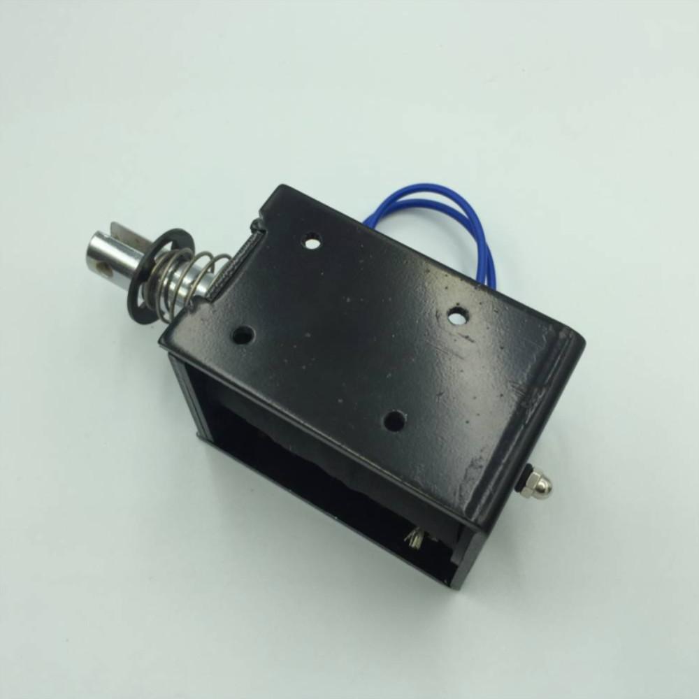 1PC JF-1683B DC 24V / 12V 10A 8KG 20mm Elettromagnete Solenoide a Movimento Lineare a Telaio Aperto Tipo Trazione Spinta