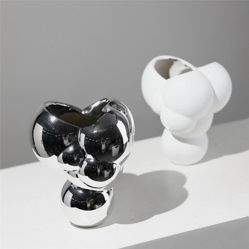 M-Modern-Ins Nordic Bubble Cloud Vase Handicraft Decoration Vase