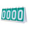 Sports Scoreboard 4 Digits Multipurpose Tabletop Score Flip