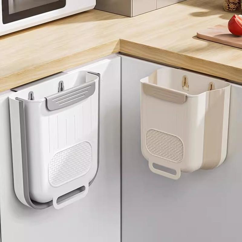 Poubelle murale pliable pour cuisine, armoire de maison, rangement suspendu, poubelle suspendue classée, accessoires de cuisine
