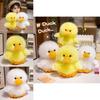 Adorable Plush Duck Toy Soft Stuffed Yellow Duckling Cuddle Companion For Kids