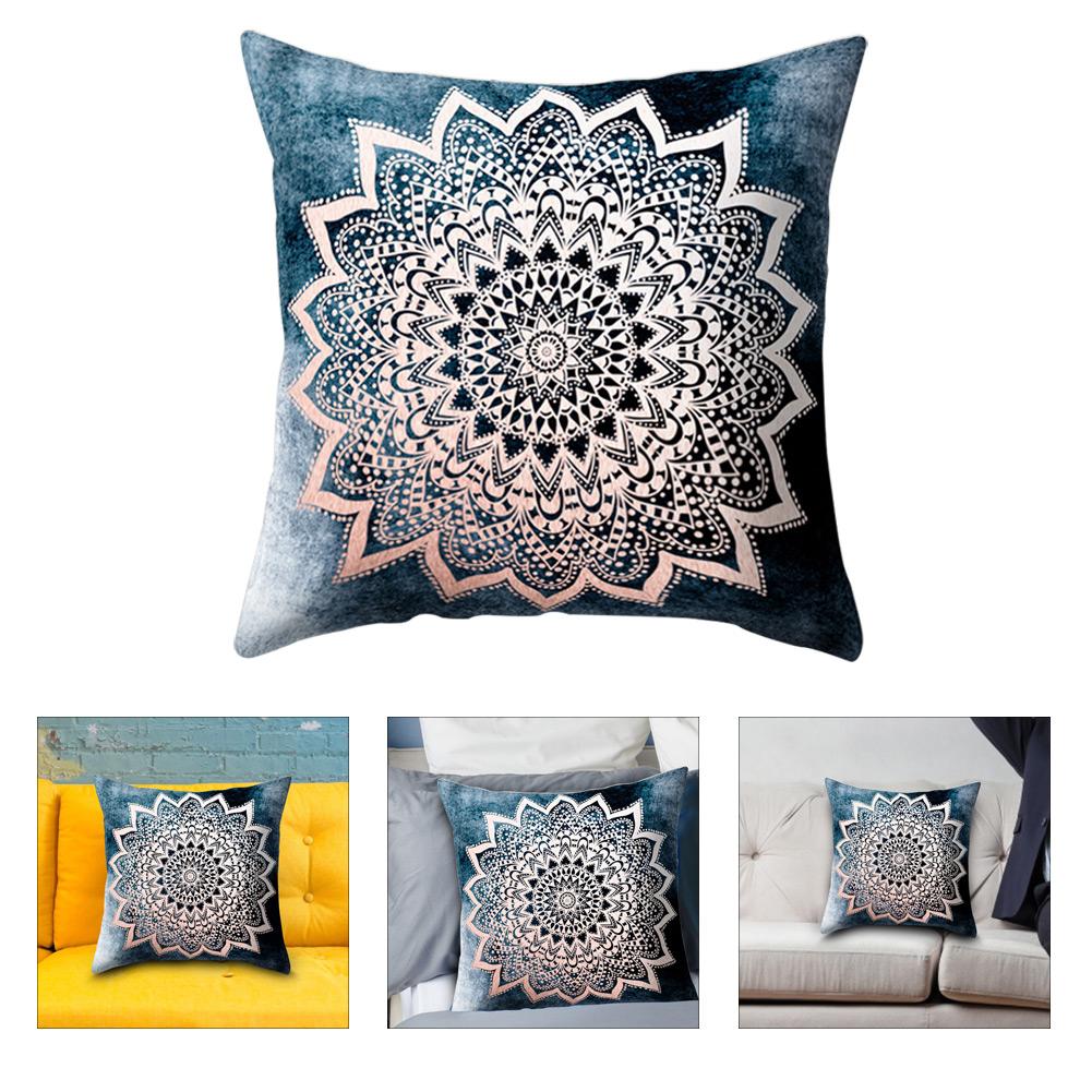 45x45cm Square Throw Pillow Covers Datura Flowers Pillow Cover Cushion Cover(J)