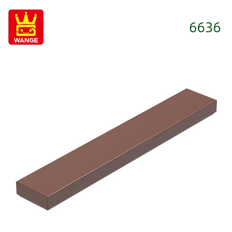 121Pcs/lot 6636 1x6 Tile Building Block Moc Classic Accessories Compatible with Brick Children Toys Gift Box