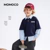 MOMOCO Boys' Trendy Faux Layered Sweatshirt