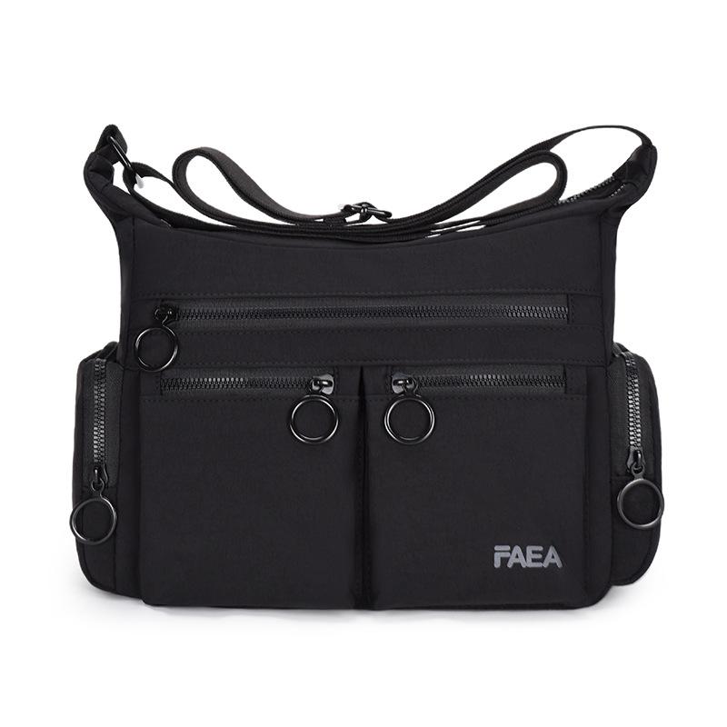 

Модная наплечная сумка Новая модная повседневная универсальная сумка-мессенджер Спортивная сумка для хранения большой вместимости Наплечная сумка для выхода чёрный