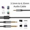 2 In 1 3.5mm To 2 6.35mm Audio Cable 3.5mm Jack To 6.5mm Jack Cable  Consumer Electronics